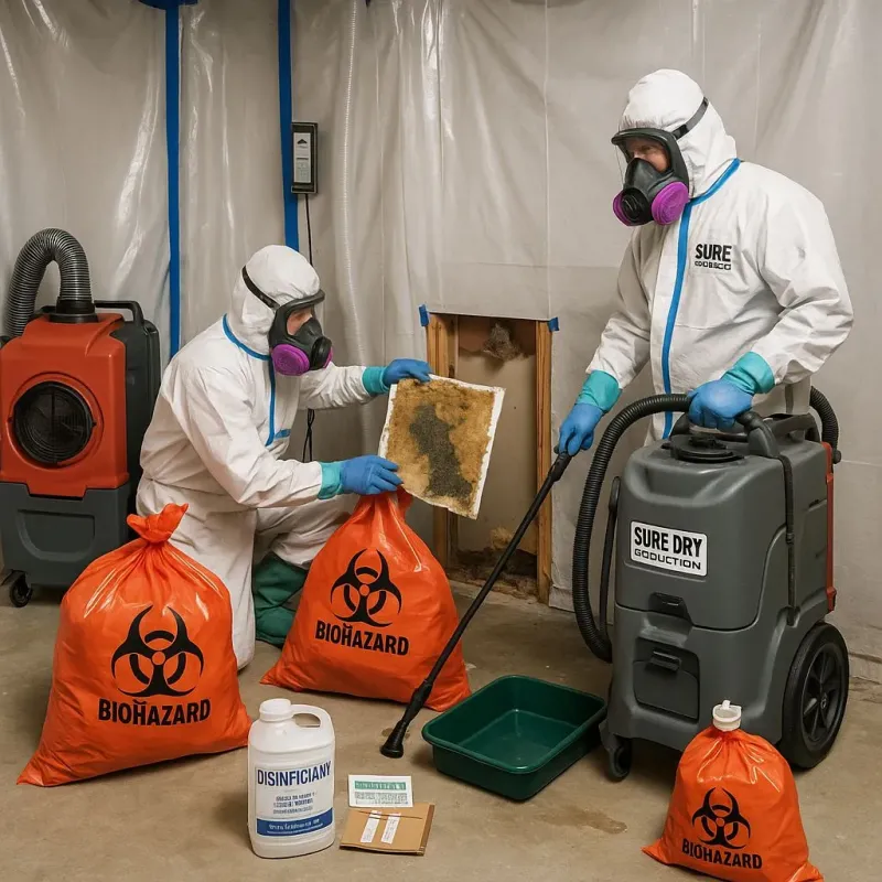 Contaminated Water Handling Protocols process in Abington, MA