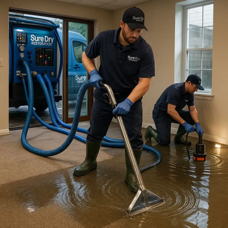Water Extraction and Removal process in Abington, MA